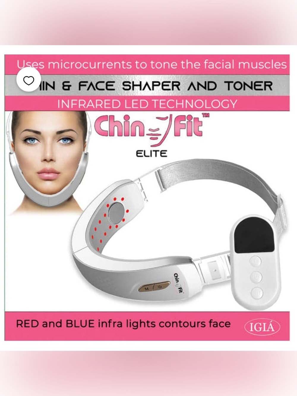 Elite Facial & Chin Shaper Toner - Silver